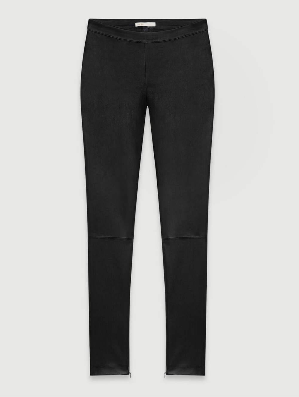 NWT Maje Stretch High Waisted Leather Leggings
